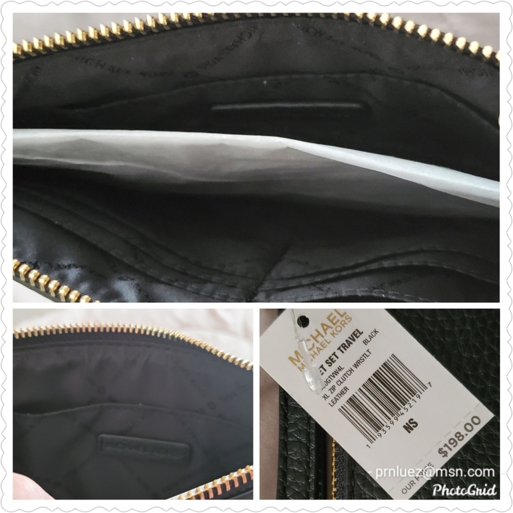Michael Kors XL Zip Clutch Wristlet - Picture 3 of 4